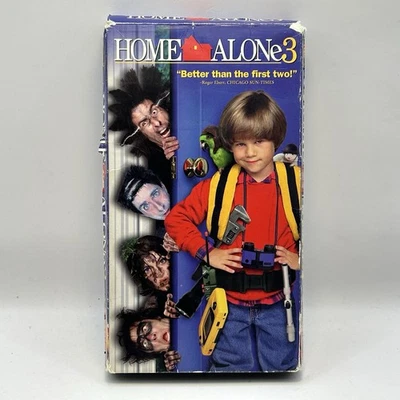 Home Alone 3 VHS Video Tape Movie VTG Kids Family Christmas Holiday Comedy Movie - Image 1 of 4