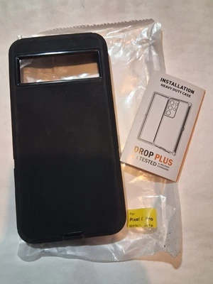 Nueva funda negra resistente Drop para Pixel 8 Pro [6-8(3)] Foto 1 de 2