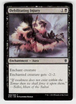 Khans of Tarkir #68 Debilitating Injury - Image 1 of 2