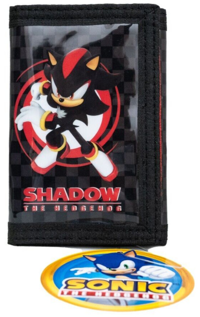 SONIC CHARACTERS PATTERN Sonic the Hedgehog 4 in. Bi Fold Wallet (Sonikku)