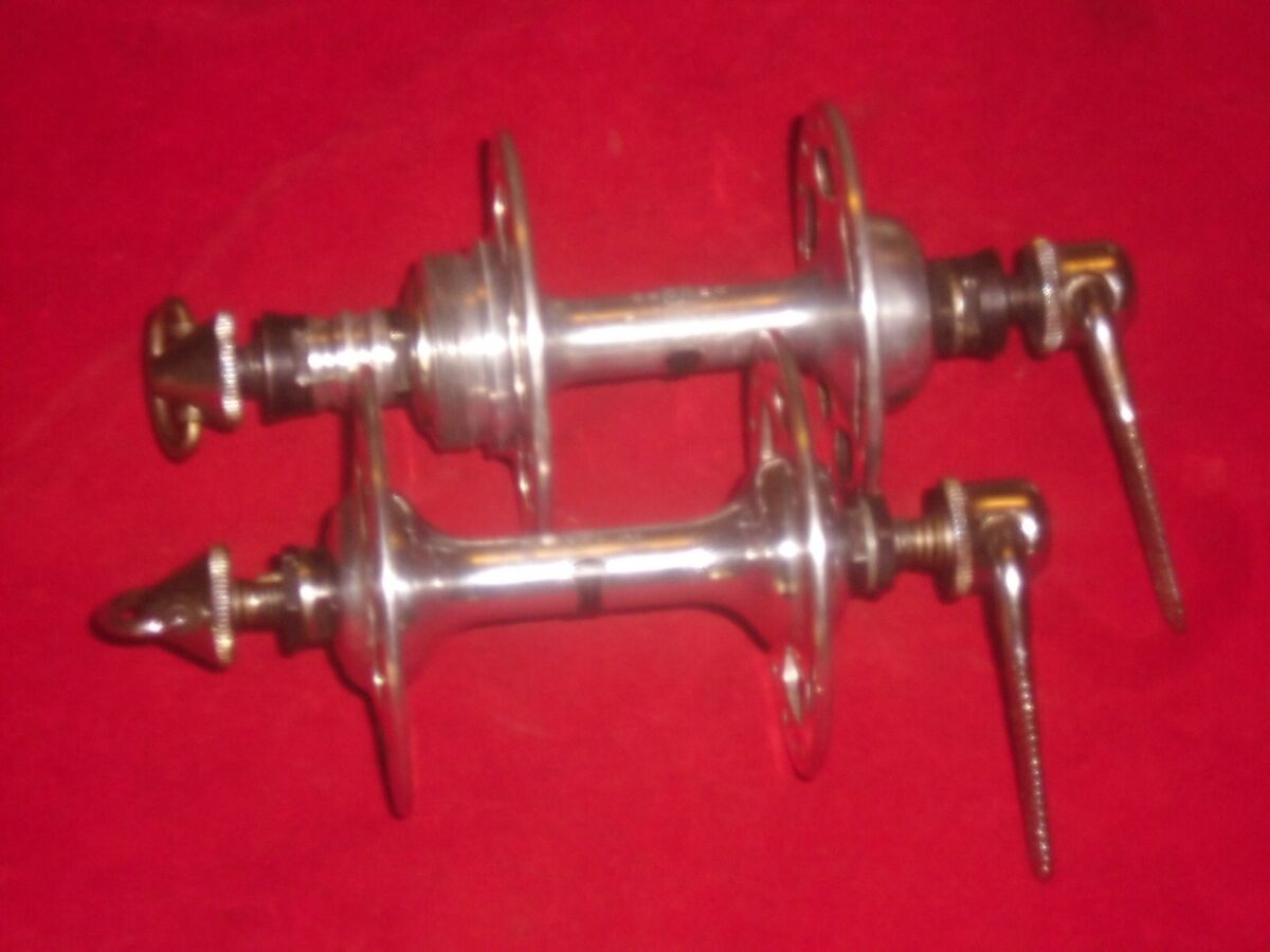 Campagnolo Hubs for Road Bike-Touring Vintage Bicycle Parts Campagnolo Hubs for Road Bike-Touring Vintage Bicycle Parts