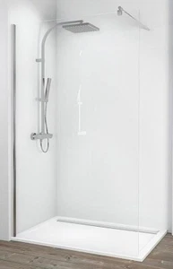 Schulte Alexa Style 2.0 Walk-In Dusche Duschwand Abtrennung 6 mm Glas 3 Breiten - Bild 1 von 11