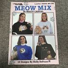 Meow Mix In Waste Canvas Leisure Arts Cross Stitch Pattern Leaflet 2626 Cats