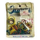 VTG 1989 GOODY Ponytail Elastics Rubber Ponytailers Primary Colors 3981 USA Made