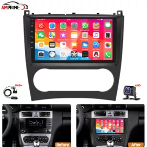 DAB+ Android 13 Autoradio GPS Navi Radio für Mercedes Benz MB C/CLC Klasse W203 - Bild 1 von 24
