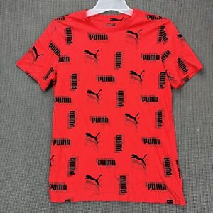 Puma Short Sleeve Shirt Women's XL Red T-Shirt