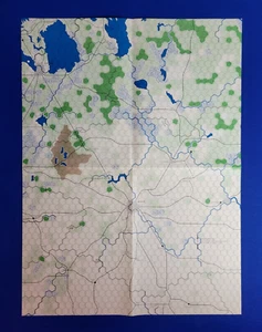 GDW/GRD Europa Wargame Mapa #2A - Fuego en el Este - Imagen 1 de 2