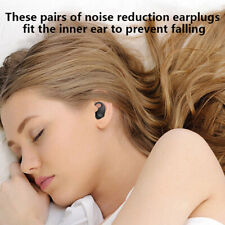 1 paio di tappi per le orecchie in silicone morbido tappi per le orecchie riduzione del rumore per dormire in studio da viaggio