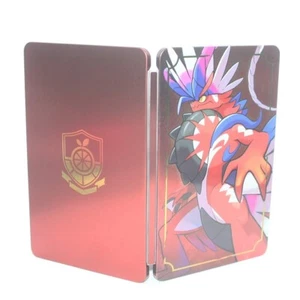 Nueva funda oficial Pokémon escarlata edición limitada SteelBook para Nintendo Switch - Imagen 1 de 4