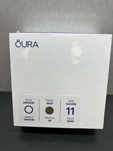 Oura Ring Gen 3 Horizon Gold Size 11 Smart Ring - Picture 1 of 2