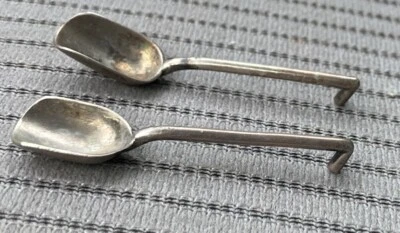 2 cucharas de sal de plata imperiales 84 raras para bodega abierta ¿lituana o rusa? ITB Foto 1 de 4