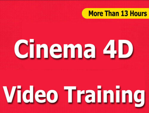 Learn Maxon Cinema 4D R14 Video Training Tutorials Course Course - 13+ Hours