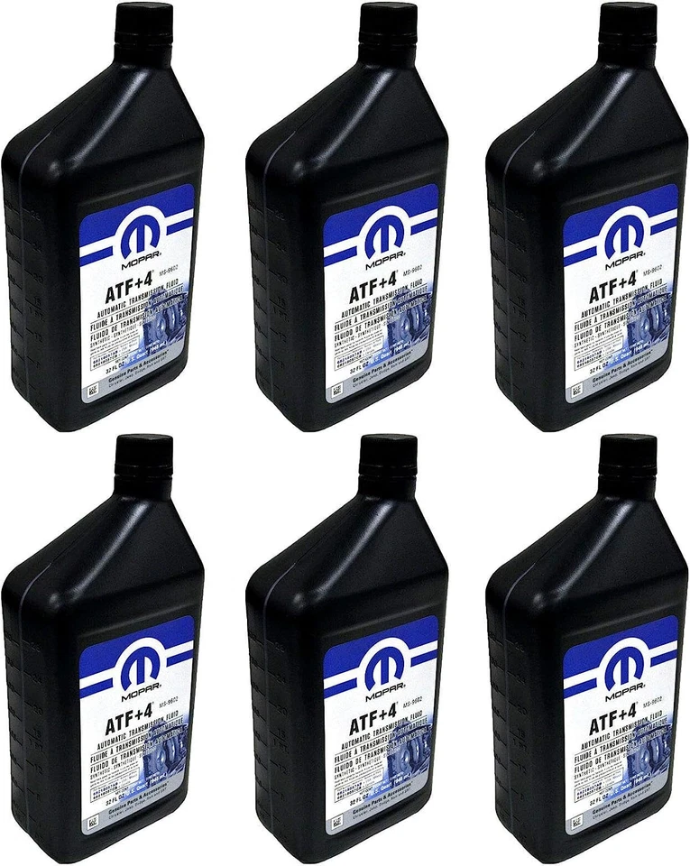 Mopar 68218057AB ATF+4 Automatic Transmission Fluid, 1 Quart 6 Pack — 第 1/1 张图片