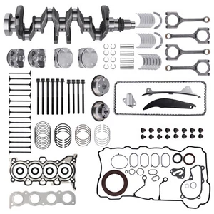 Engine Rebuild Kit W/ Crankshaft Head Gasket Set For Hyundai Kia Forte1.8L G4NB - Picture 1 of 16