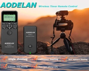 WTR-2 Wireless Timer Remote Camera Shutter Release For Canon Nikon Sony Fujifilm - Picture 1 of 12