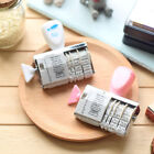 Portable Roller Stamp Words Date Seal Inkpad DIY Scrapbooking Card Making Cr BI