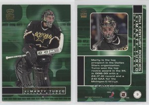 2000-01 Pacific Crown Royale 21st Century Rookies Marty Turco #9 Rookie RC