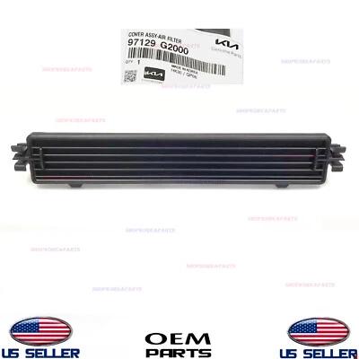 Genuine OEM A/C Cabin Air Filter Access Cover Kia Niro Hyundai Ioniq 2017-2022 - Image 1 of 2