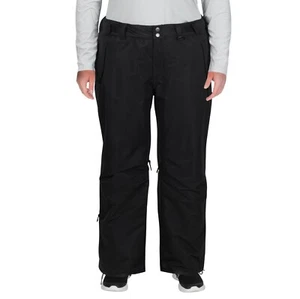 Nuevos Pantalones de Esquí Cortos Regulares Snow Country para Mujer 1X 2X 3X 4X 5X 6X Plus Negros - Imagen 1 de 4