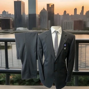 PAUL SMITH THE WILLOUGHBY Charcoal Pure Wool 2 Piece Suit C40-42R W36 L31 - Imagen 1 de 21
