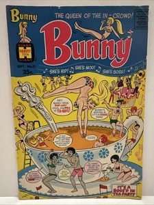 Bunny #11 1969 Harvey Giant Comic Queen of the In-Crowd Teen 6.0 MID GRADE KEY - Picture 1 of 2