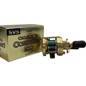 SHIMANO 01 Calcutta Conquest RH442 Bait Reel Used Fishing Gear JP - Picture 1 of 3