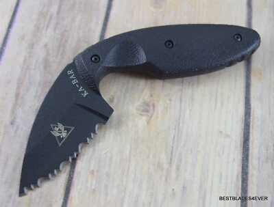 CUCHILLO DENTADO KA-BAR TDI HOJA FIJA CON FUNDA DURA HECHO EN TAIWÁN Foto 1 de 4