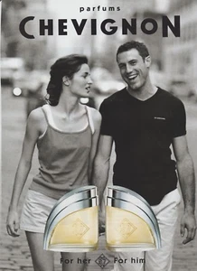 Publicité papier glacé - advertising paper - Parfums Chevignon - Picture 1 of 1
