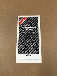 Consejos de cuidado de calidad Ford 1985 vintage #7: por el bien de la apariencia - Imagen 1 de 4