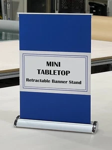 11 ¾"x17"( A3 ) Mini Tabletop Retractable Banner Stand - Picture 1 of 12