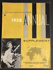 1958 World Book Supplement w/Photos ~ Great Coffee Table Piece for Retro Home