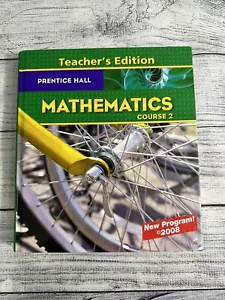 PRENTICE HALL MATHEMATICS COURSE 2, TEACHER EDITION Hardcover - Picture 1 of 7