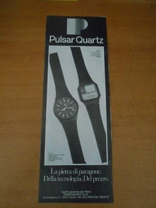 ritaglio-clipping-orologio PULSAR QUARZ-cm.10,5x29,5-scatola 5 - Picture 1 of 1