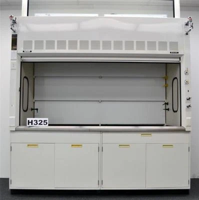 8' Hamilton Laboratory Fume Hood w/ General Storage / E1-522 - Image 1 of 4