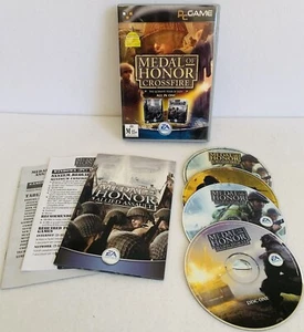 Medal Of Honor Crossfire, Ultimate Tour Of Duty All In One PC Game, 4 Discs, VGC - Picture 1 of 7