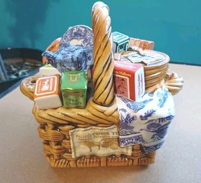 Ringtons Limited Edition Monty Basket Teapot by Paul Cardew  - Image 1 of 4