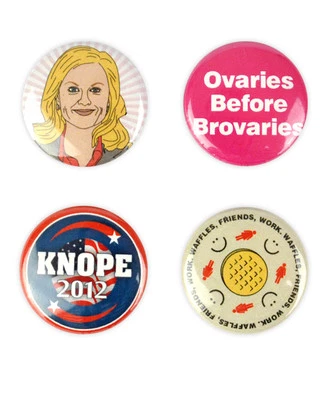 BESTPLAYEVER Leslie Knope Button Set! Parks and Recreation, Amy Poehler, Knope 2012, Overies