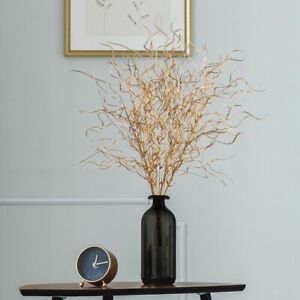 Artificial Fake Plastic Tree Branch Gold / Sliver Twig Stick Wedding Home Decor 