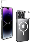 CEXHG Magnetic Case with LED Selfie Light for iPhone 14 Pro Max Case Light up ca