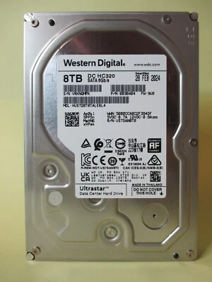 WD Ultrastar - DC HC320 HUS728T8TALE6L4 / 0B36404 -  8TB Festplatte intern Sata - Bild 1 von 4