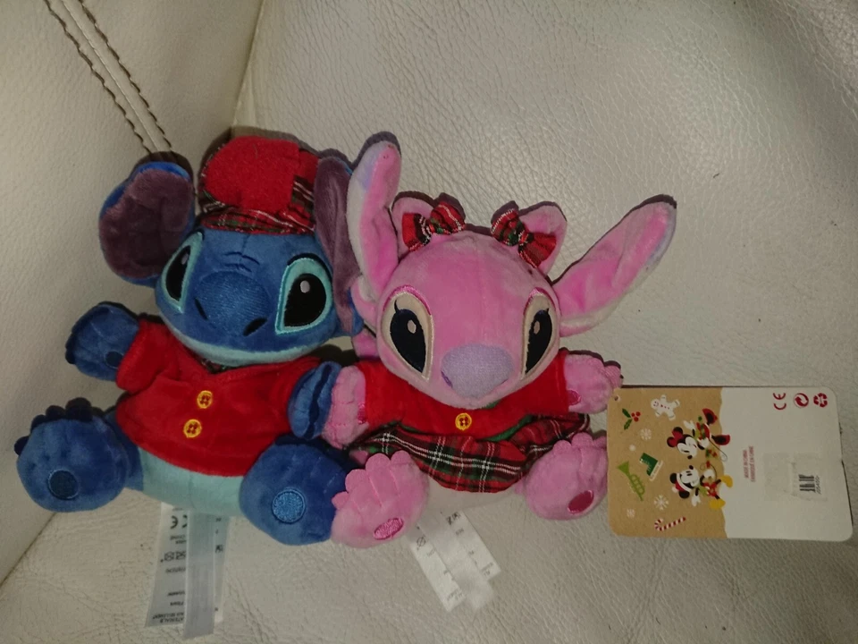 Disney Store rare  Peluche Stitch et Angel - Photo 1/2
