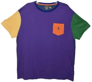 Polo Ralph Lauren Men's Color Block Classic Fit Short Sleeve T-Shirt Size XL - Picture 1 of 10
