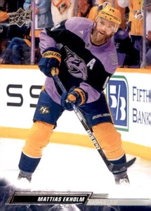 2022-23 Upper Deck #100 Mattias Ekholm - Picture 1 of 2