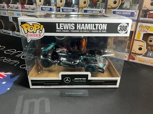 MERCEDES FORMULA ONE F1 LEWIS HAMILTON FUNKO POP RIDE VINYL FIGURE #308 DAMAGE - Picture 1 of 13