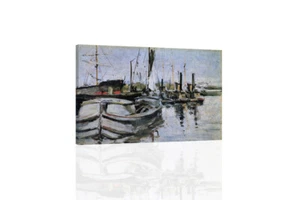 New York Harbor-John Twachtman - Canvas or Print Wall Art - Picture 1 of 2