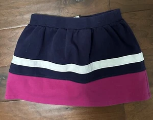 EUC Girls Gymboree Navy/Pink Skirt Size S (6) - Picture 1 of 1