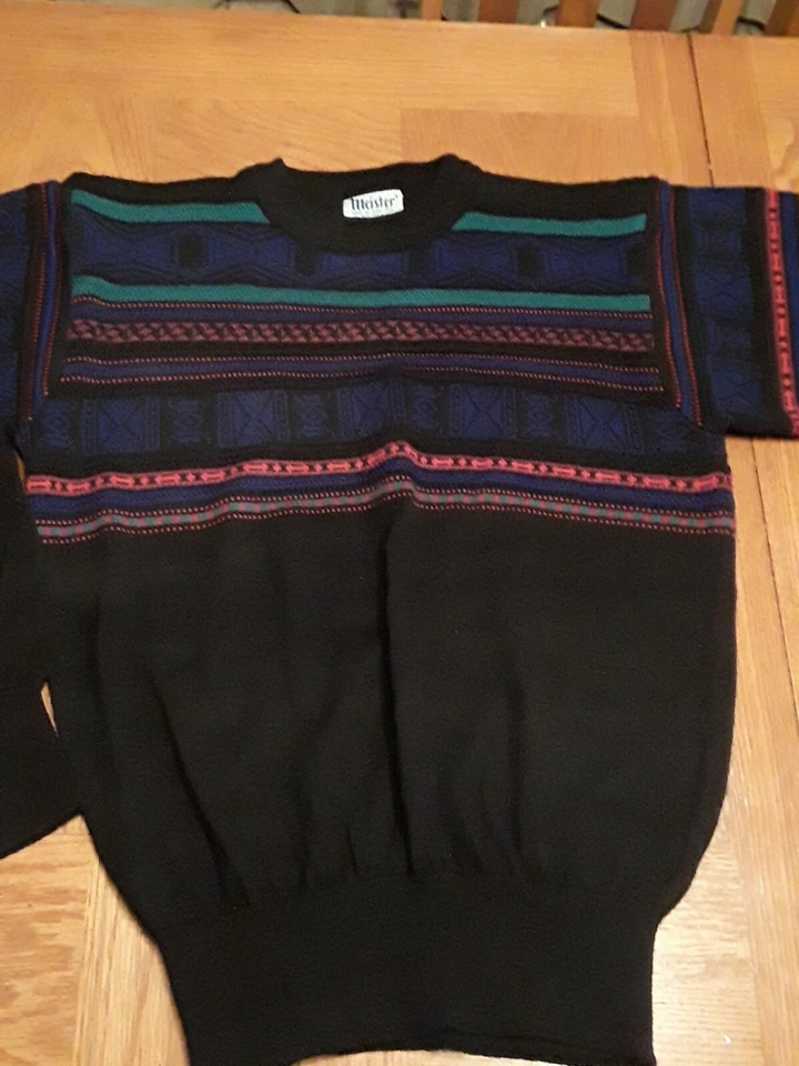 Suéter de esquí de invierno vintage de los años 70 Meister mezcla de lana para hombre talla M mezcla de lana  Foto 1 de 4