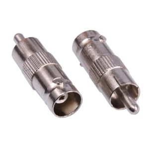 BNC Buchse auf Cinch (RCA) Stecker Adapter Verbinder Kupplung Koax - Picture 1 of 1