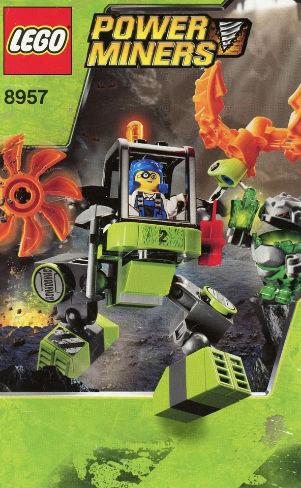 Retired LEGO  Power Miners.  #8957 - Mine Mech.  Instruction Manual Only. - Image 1 of 1
