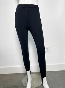 Tibi High Rise Stirrup Pants Black Size 2 - Picture 1 of 5
